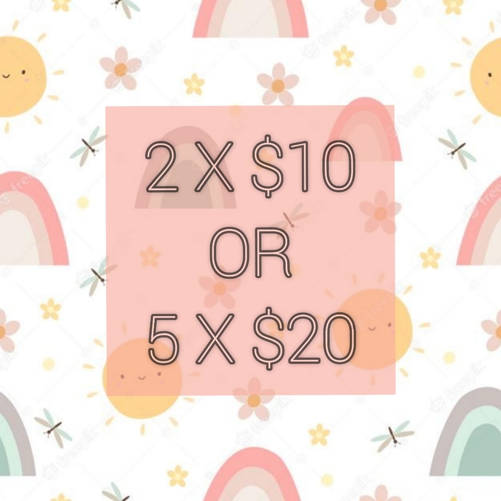 👀 BUNDLE  2/$10 or 5/$20 👀